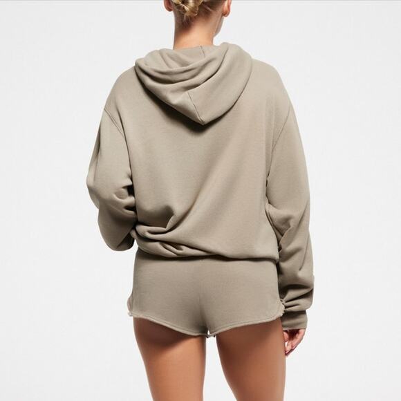 Skims French Terry Oversized Hoodie Size Small - Picture 2 of 5